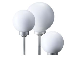 3x LED Solar Kugel-Set Eclairage de jardin Eclairage extérieur Déco Chemin Lampe enfichable Véranda Cour Chemin Blanc