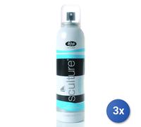 3X Lisap Laque 250 Ml. Sculptures Sans Gaz Fort