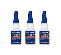 3x Loctite Henkel 401 (20ml) Instant Adhesive Super Glue