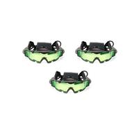 3X Lunette de Vision Nocturne avec Filp-Out LED Bleu pour des Activites Dans la Nuit Surtout pour des Jeux des Enfants