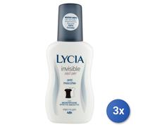 3X Lycia Déodorant Vapo 75 Ml. Invisible Fabriqué En Italie