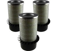 3X MAHLE / KNECHT Filtre À Air LX 17