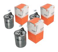 3X MAHLE / KNECHT Filtre À Carburant KL 410D