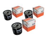 3X MAHLE / KNECHT Filtre À Huile OC 195