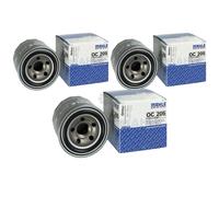 3X MAHLE / KNECHT Filtre À Huile OC 205