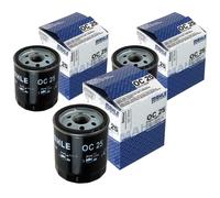 3X MAHLE / KNECHT Filtre À Huile OC 25 Pour BMW 3E E30 Volvo 66