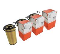 3X MAHLE / KNECHT Filtre À Huile OX 123/1D