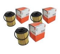 3X MAHLE / KNECHT Filtre À Huile OX 160D