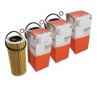 3X MAHLE / KNECHT Filtre À Huile OX 177/3D