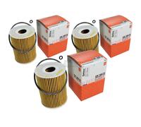 3x MAHLE / KNECHT Filtre À Huile OX 380D