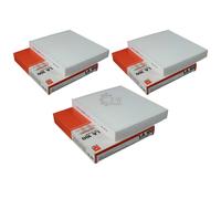 3X MAHLE / KNECHT Filtre D'Intérieur Filtre À Pollen Filtre D'Intérieur LA 100