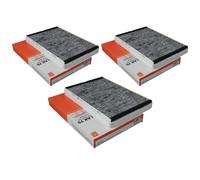 3X MAHLE / KNECHT Filtre D'Intérieur Filtre À Pollen Filtre D'Intérieur LAK 75