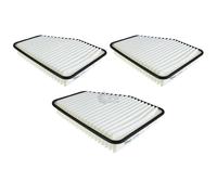 3X MAHLE / KNECHT LX 1613 Filtre À Air