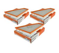 3X MAHLE / KNECHT LX 1663 Filtre À Air Pour Chrysler PT Cruiser PT