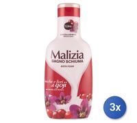 3X Malizia Bain 1000 ML. Baies/Fleurs De Goji