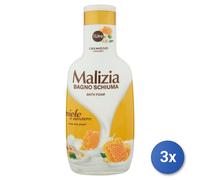 12X Ensemble Malizia Bain 1000 ML. Miel/Gingembre