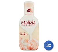 3X Malizia Bain 1000 ML. Talc