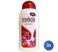 3X Malizia Douche 300 ML. Baies De Goji Émollient