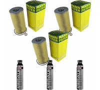 3X MANN-FILTER Filtre À Huile H 12 110/2 X + 3X LIQUI MOLY Cera Tec 3721