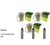 3X MANN-FILTER Filtre À Huile H 1366 X + 3X LIQUI MOLY Cera Tec 3721