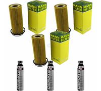 3X MANN-FILTER Filtre À Huile HU 7029 Z + 3X LIQUI MOLY Cera Tec 3721