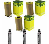 3X MANN-FILTER Filtre À Huile HU 848/1 X + 3X LIQUI MOLY Cera Tec 3721