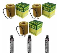 3X MANN-FILTER Filtre À Huile HU 925/4 X + 3X LIQUI MOLY Cera Tec 3721