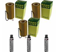 3X MANN-FILTER Filtre À Huile HU 938/4 X + 3X LIQUI MOLY Cera Tec 3721