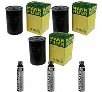 3X MANN-FILTER Filtre À Huile W 719/29 + 3X LIQUI MOLY Cera Tec 3721