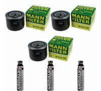 3X MANN-FILTER Filtre À Huile W 914/26 + 3X LIQUI MOLY Cera Tec 3721