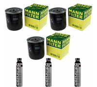 3X MANN-FILTER Filtre À Huile W 930/12 + 3X LIQUI MOLY Cera Tec 3721