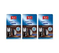 3x Melitta Détartrant en poudre (6x20g) pour cafétières filtre et bouilloires