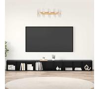 3x Meubles TV Chêne Sonoma 107x35x37 cm Aggloméré Armoires Salon Maison vidaXL