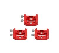 3X Miroir de Guidage Plaque en Queue D'Aronde Planche Courte Rouge pour Fente en Queue D'Aronde CroiséE Accessoires de TéLescope Support en Queue