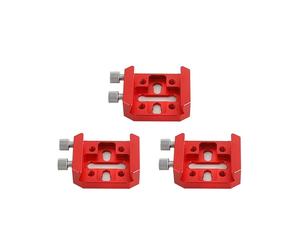 3X Miroir de Guidage Plaque en Queue D'Aronde Planche Courte Rouge pour Fente en Queue D'Aronde CroiséE Accessoires de TéLescope Support en Queue