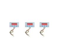 3X Module de Compteur Numérique / AC5V-24V Compteur Horaire Calculatrice Totalisateur Électronique avec Interface de Signal NPN et PNP