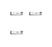 3X Module Émetteur-Récepteur Fibre Optique 10G SFP+ 850 Nm 300 M Multimode Duplex LC 10 Gigabit SFP DDM pour Commutateur .