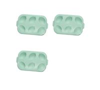 3X Moule de Cuisson 6 Moule à Gâteau au Citron Petit Moule à Pain Antiadhésif Gel de Silice Moule à Pâtisserie Famille Outils de Cuisson