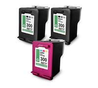 3X Müller Printware Cartouches Jet d'encre pour HP F4272 D5568 F4230 F4580 F2480 F4224 F4250 D2566 F4288 remplace 300XL CMYK