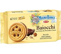 Mulino Bianco Baiocchi – Biscuits cacao et vanille – Lot de 3 – 336 g