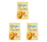 3X Mulino Bianco Cuor di Mela Biscuits Italiens aux Morceaux de Pomme Véritables et Purée de Pomme 300g