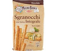 3x Mulino Bianco Grissini Sgranocchi con Farina Integrale Grissini mit Vollkornmehl, perfekt als Snack, 200 g
