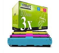 3X MWT Toner Compatible pour Canon Couleur ImageClass LBP 7110 Wie 731 CRG-731 Couleur Bleu Rouge Jaune