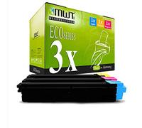 3X MWT Toner Compatible pour Utax CDC 1626 1726 5526 5626 Wie 4472610011-4472610016 Couleur