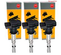 3X NGK Bobines D'Allumage Compatibles Pour Nissan Micra IV K13 1.2 Note E12 LPG