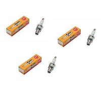3x NGK D8EA 2120 Bougie D'Allumage Étincelle Bouchon Compatible À Ajs Aprilia