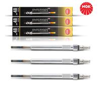 3X NGK Préchauffage Pour VW Golf 5 Touran Passat Audi A3 A4 A6 Skoda Octavia II