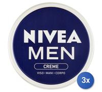 3X Nivea Crème Pour Les Mains 75 Ml Dans Un Pot Hommes 83922 Fabriqué En Italie