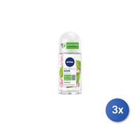 3X Nivea Naturally Good Thé Vert Roll-On 50 Ml