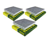 3x Original MANN-FILTER Filtre à Charbon Activé Pollen D'Habitacle CUK 22 013